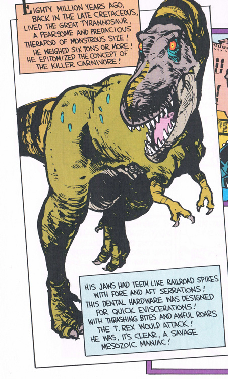calvin and hobbes t-rex dinosaurs