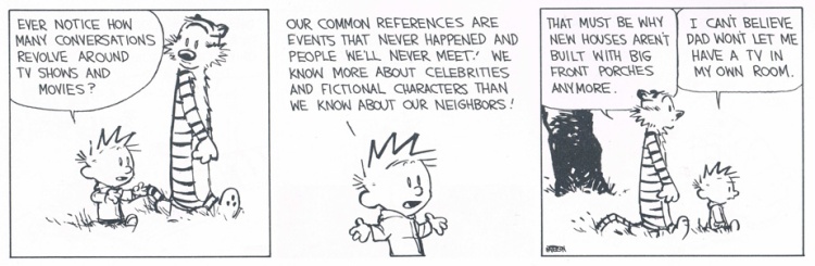 calvin and hobbes and the power of television